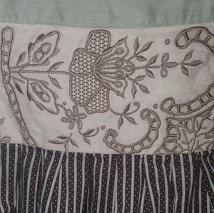 CABI Embroidered Skirt